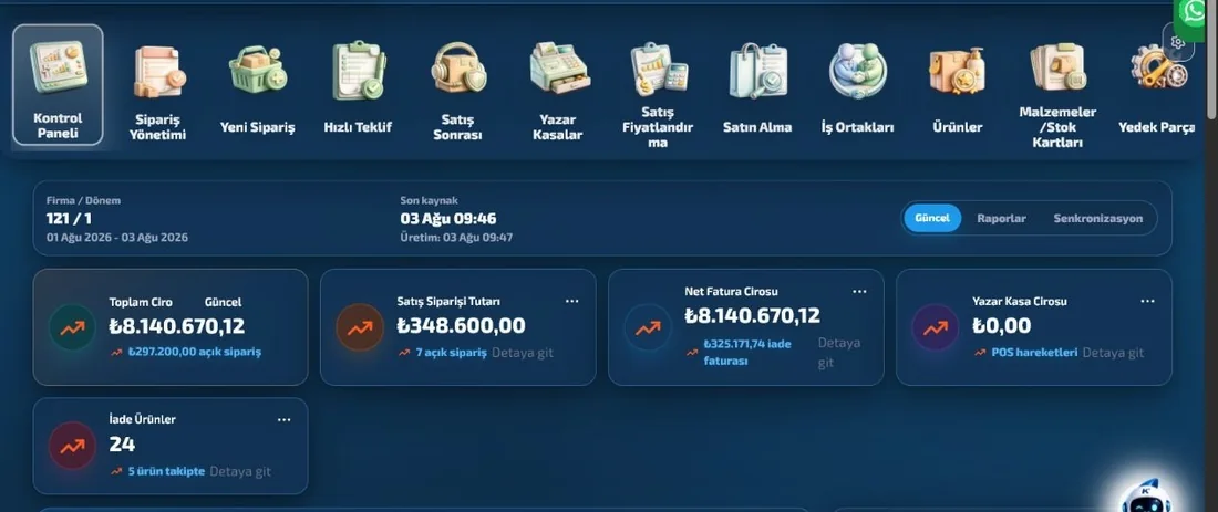 KAMA ürün görünümü