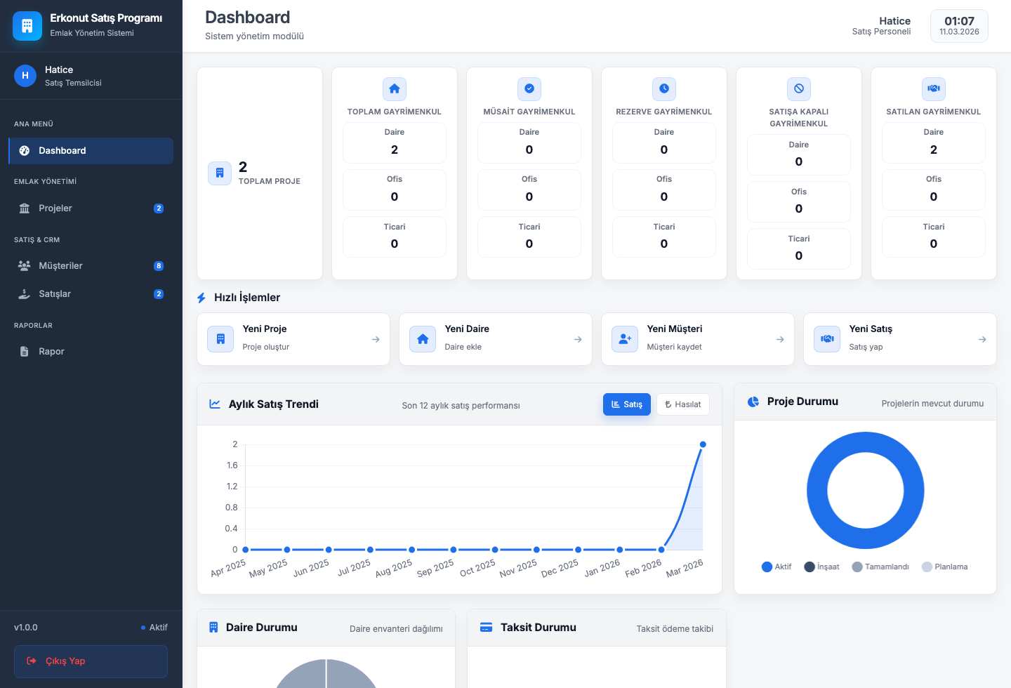 Nfs Platform ana panel goruntusu